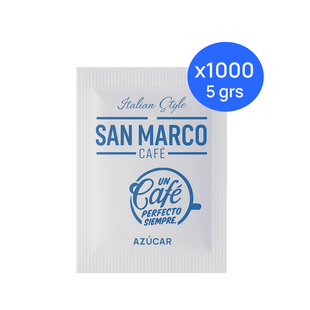 Sachet Azúcar Blanca San Marco 5 grs x1000