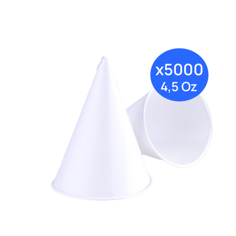 Vasos Cónicos Polipapel 4,5 Oz